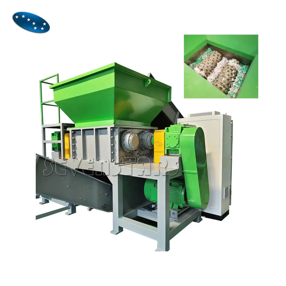 High productivity PP PE films and jumbo bag shredder shredding machine plastic