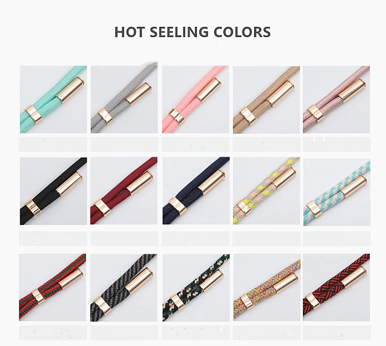 custom universal  lanyard mobile phone patch accessories Neck cross body universal strap to hang hanging rope the phone case