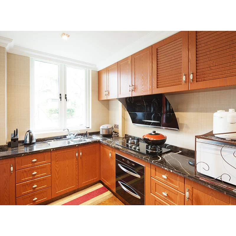 Vietnam Cheap buy kitchen cupboards kitchen cupboard set cabinet simple cupboard design RTA solid wood kitchen cabinets