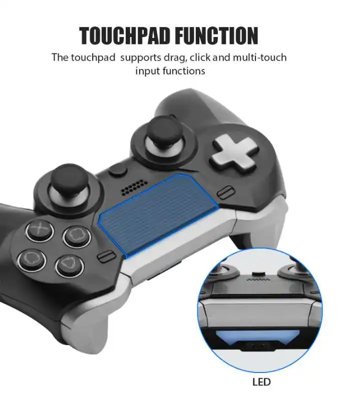 2020 New joystick Controller PS4 Elite Wireless Controller with 4 Paddles headphone jack Dual Vibration Support PC
