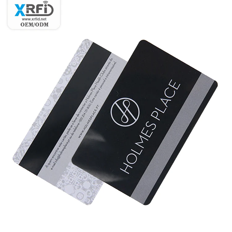 High End PVC Card With Chip And Magnetic Stripe VIP Membership RFID NFC Card