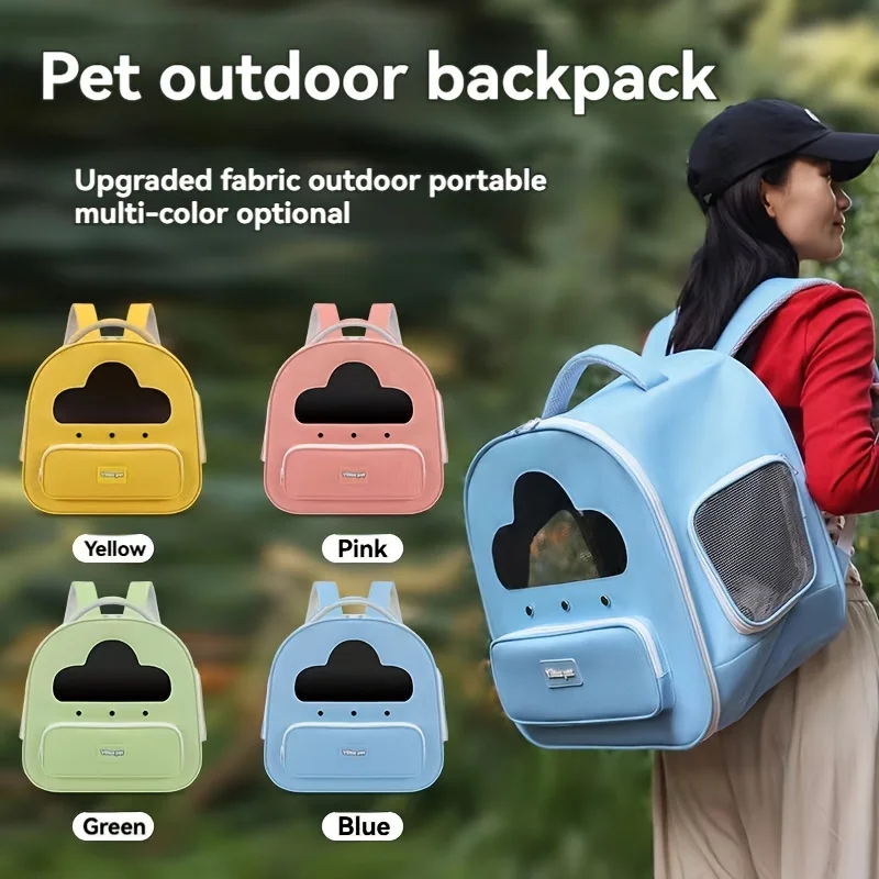 Hot Selling Customizable Small Size PU Shoulder Backpack for Pets Luxury Pet Carrier Zipper Closure Outdoor Travel Dogs Cats