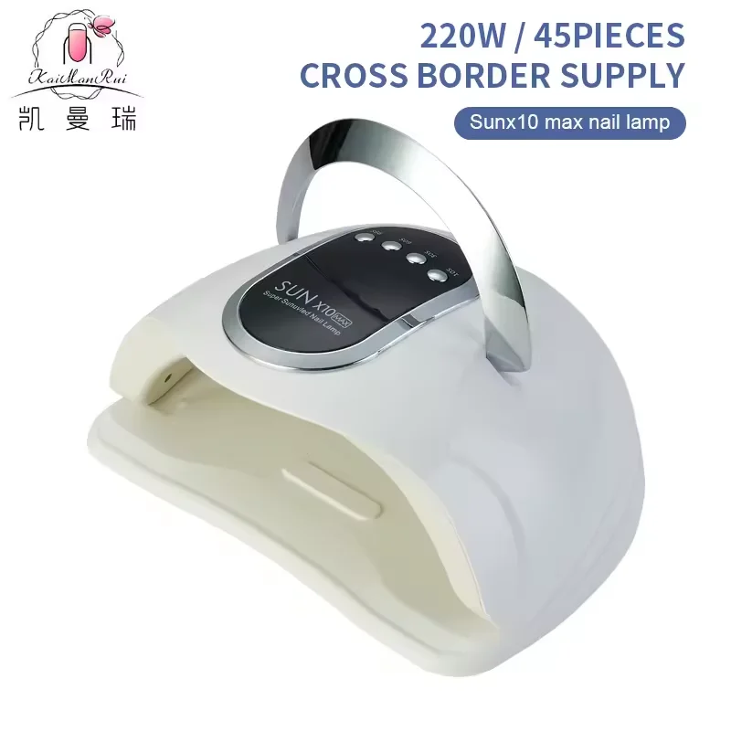 2024 Newest design SUN X10 Max 220/280W New  UV LED  Nail Lamp Smart Gel Nail Led Lamp OEM Gel Polish UV/LED lamp