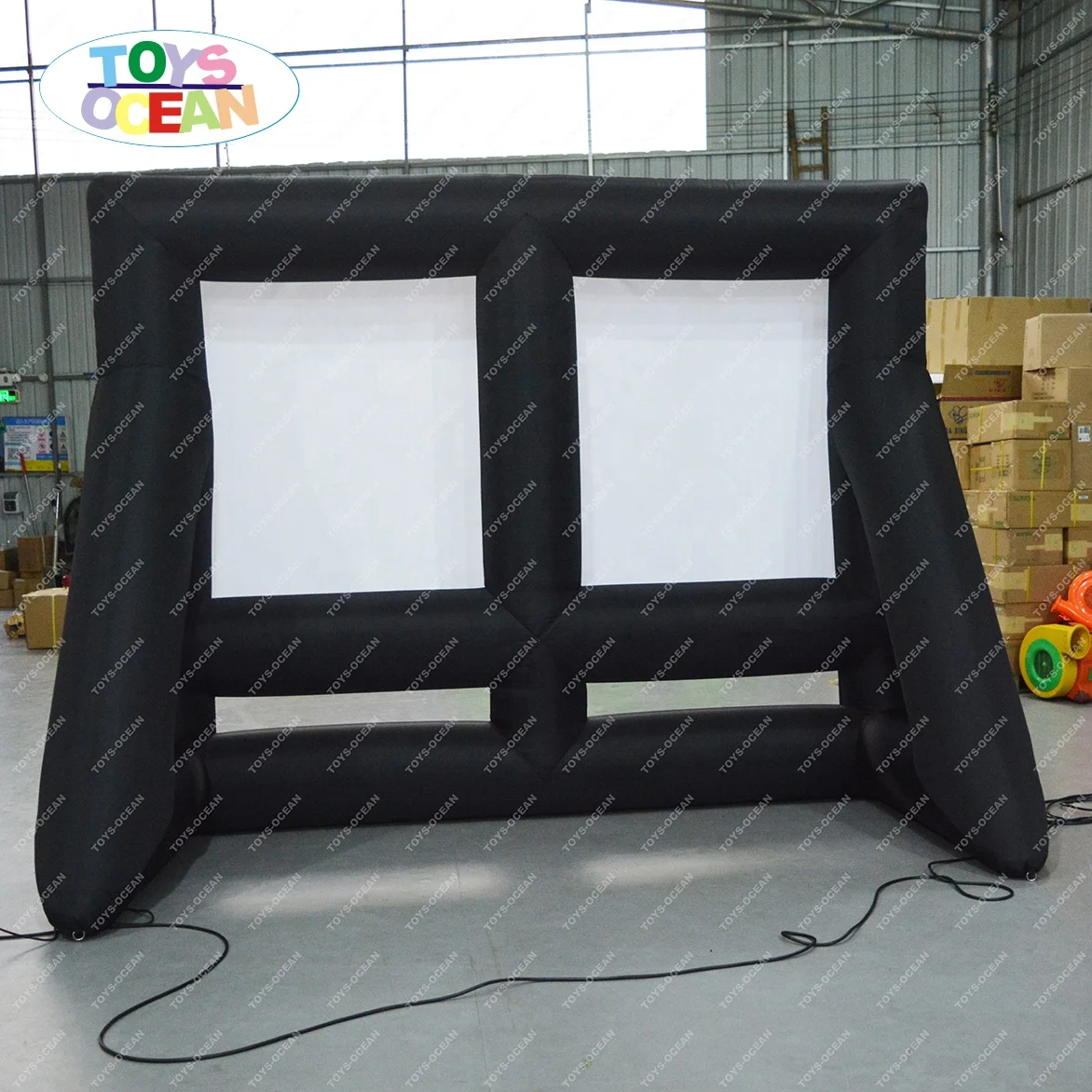 Factory wholesale TV projection tent advertising inflatable movie screen for sale