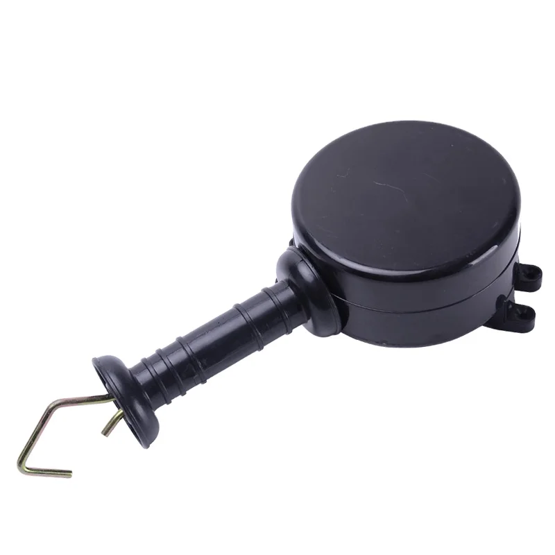 Polywire retractable plastic roller gate handle kit for farm fence