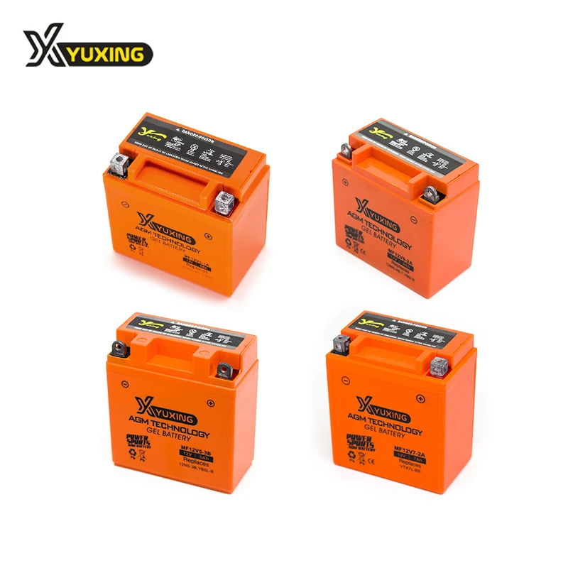 High Quality 50cc 80cc 100cc 125cc 150cc 200cc 250cc Electric 12v Motorcycle Battery