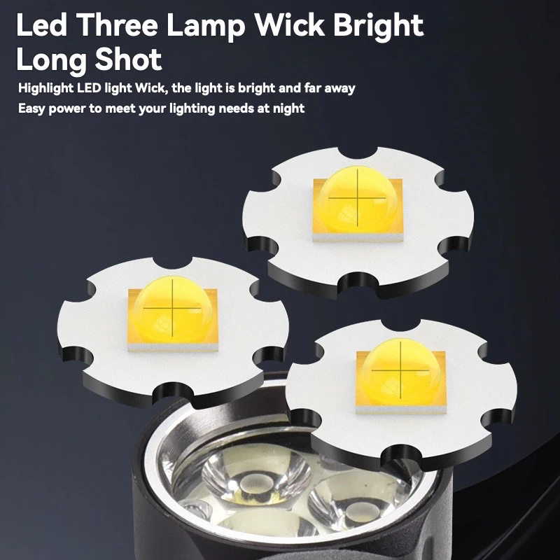 Mini Super Powerful Portable floodlight torch Camping emergency mini torch white laser pocket rechargeable flashlight torch