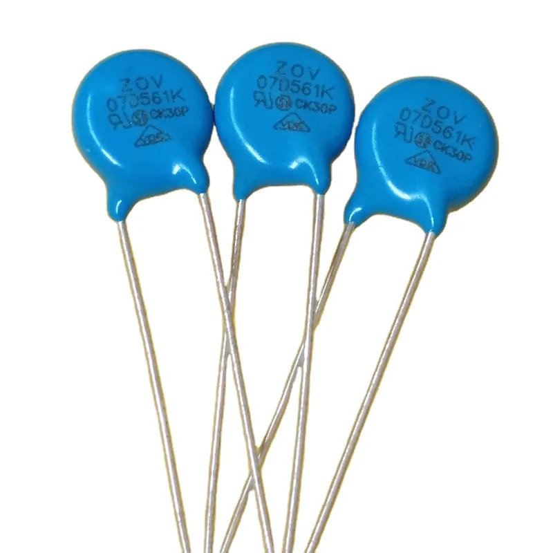 Metal voltage dependent resistor 7mm 560V movs 10% complete models varistor porcelain resistor