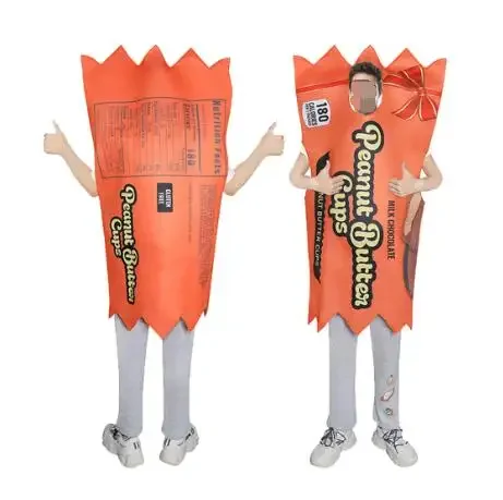 New Halloween Funny Mona Lisa Mural Cosplay Costume For Adult Party Originality Spoof Sponge Jumpsuit Carnival Fancy Dress Up