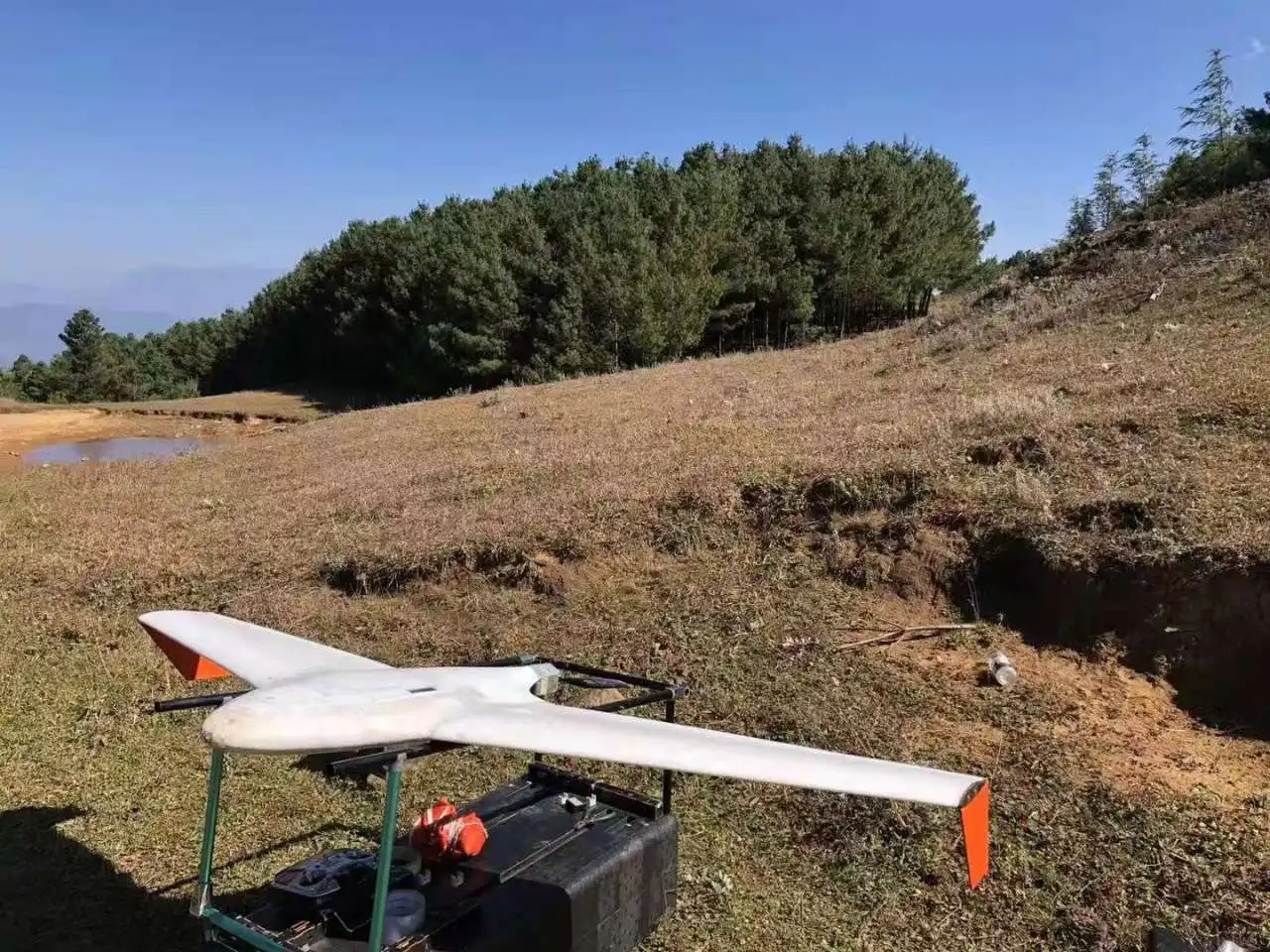 Altitude 5500 Meters 1kg Payload Uav Drone Fixed Wing Uav