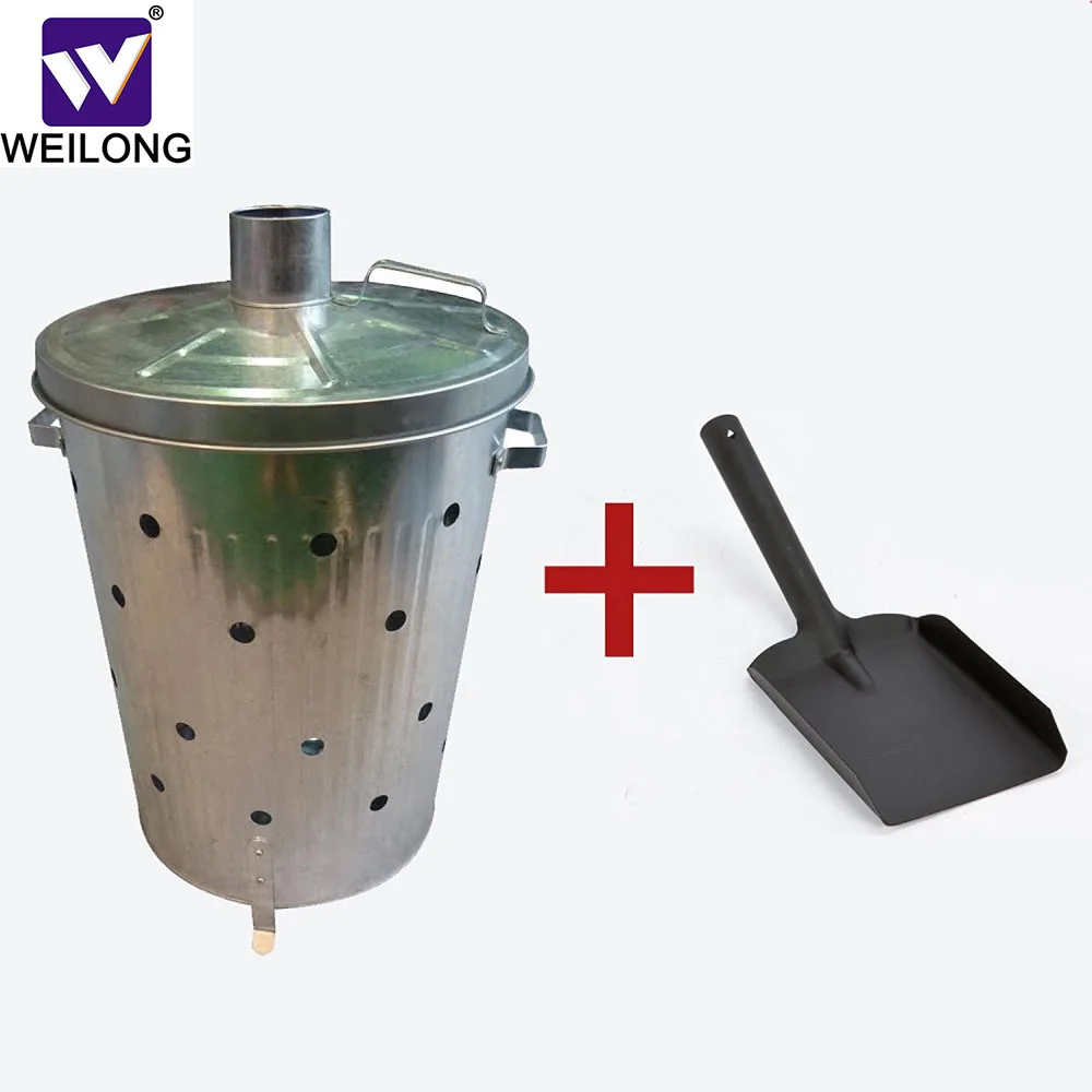 85L Home garden incinerator/Garden waste incinerator/85L Galvanised Incinerator Fire Bin