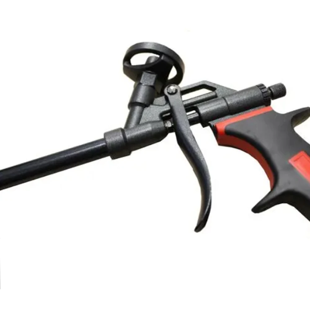 Insulation Spray Gun PTFE PU Assembly Foam Gun with Light Duty Adjust Screw