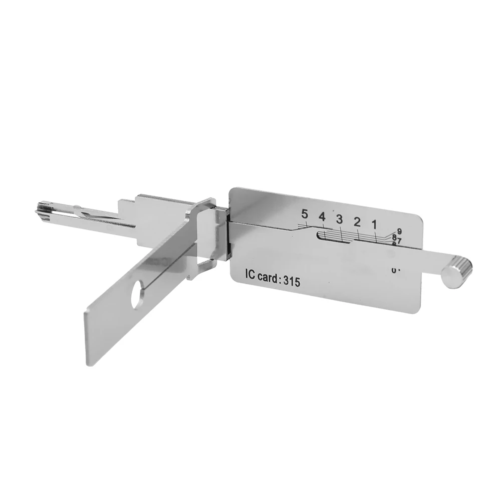 WEI 1 SS309 lishi 2-in-1 lock pick lock picking tools Residential Lock Opening&Reading Tool locksmith tools