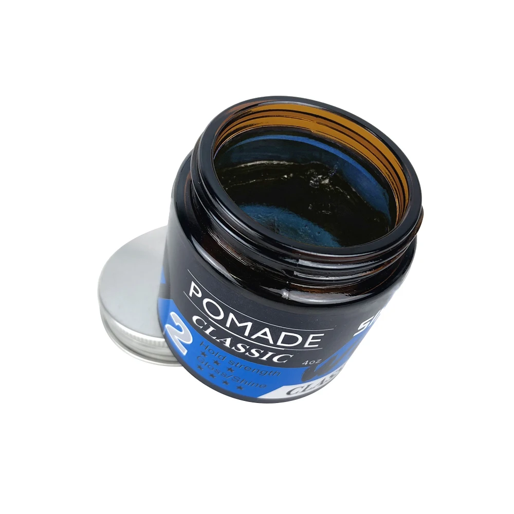 100g/150g Black Tin Popular Stock Pomade Low MOQ Available Unlabel Pomade