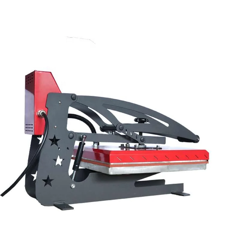 T-shirt Logo Print Pull-out Magnetic Manual label Heat Press Machine
