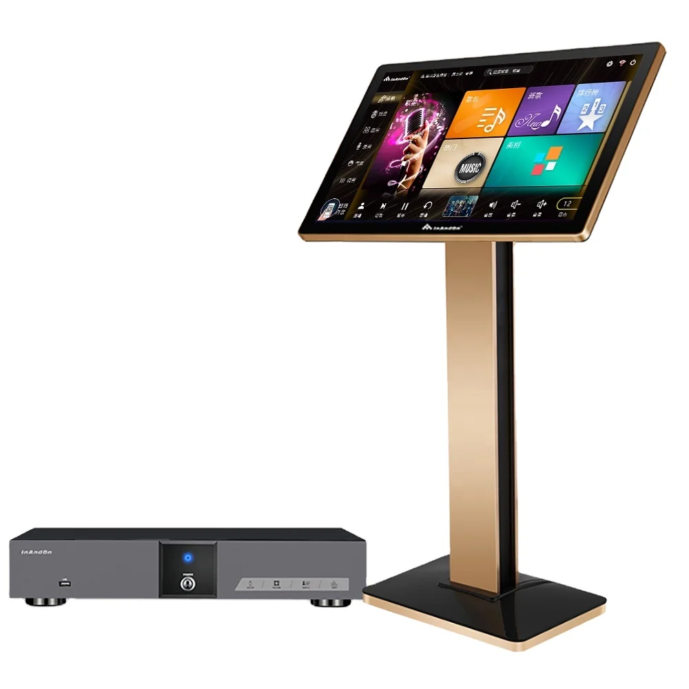 Система караоке InAndOn V5 Max, 4 ТБ, с сенсорным экраном 21,5 дюйма