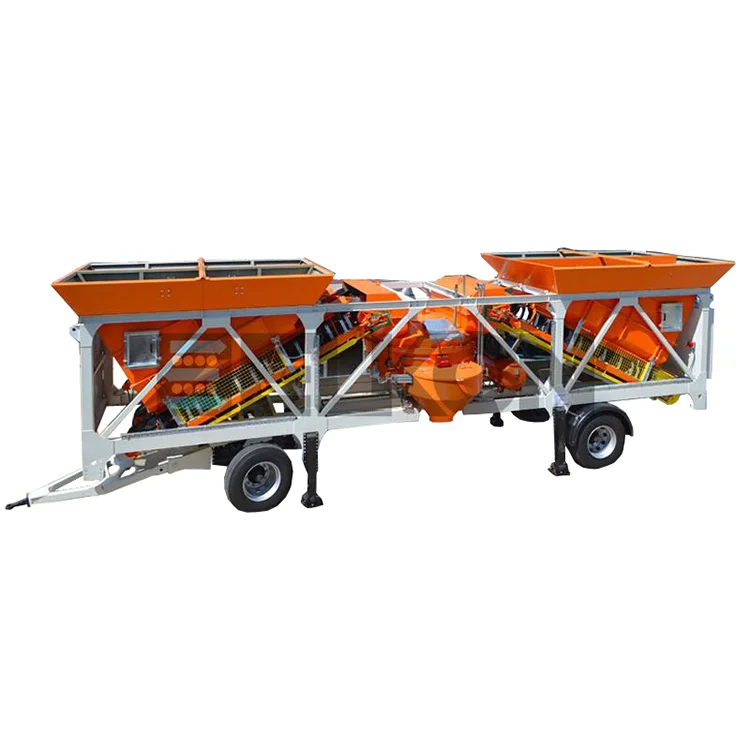 High quality  new mobile  concrete batching plant  for sale