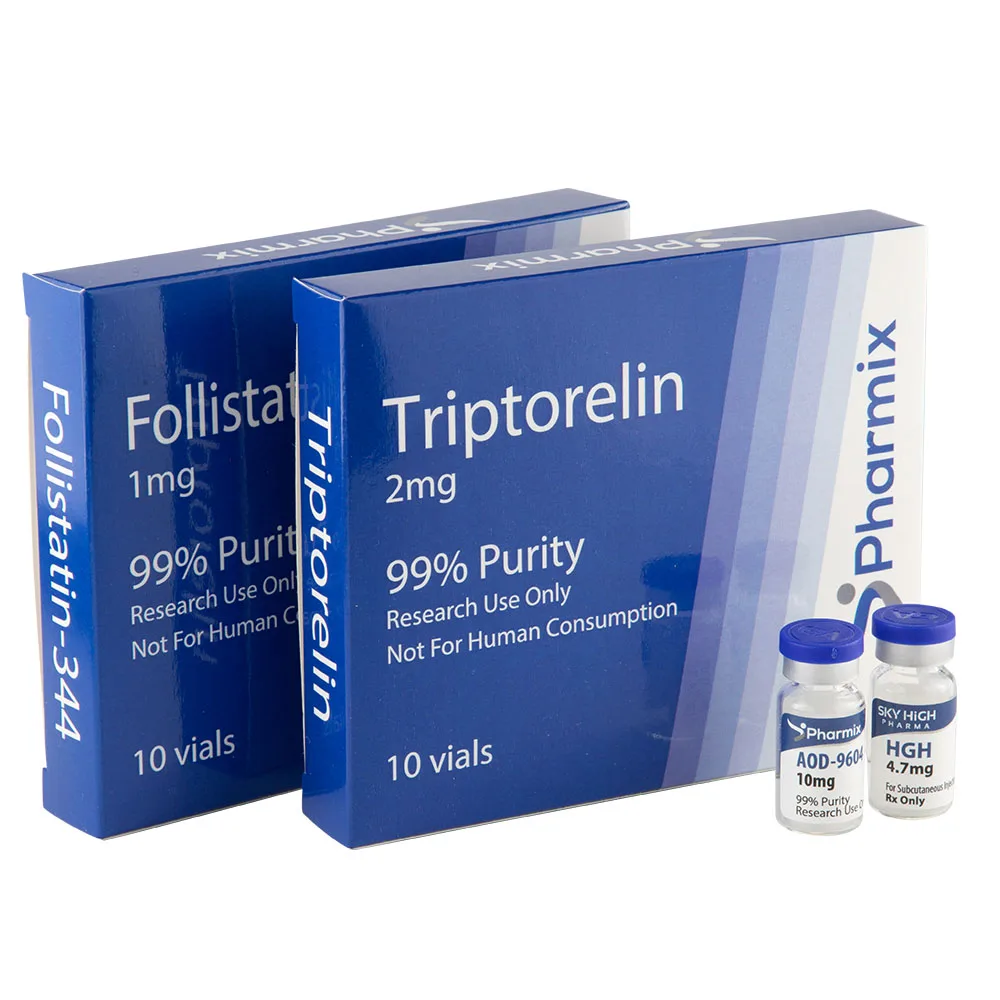 Injectable Steroide 10IU Blister Tray and Vials Package Box Set