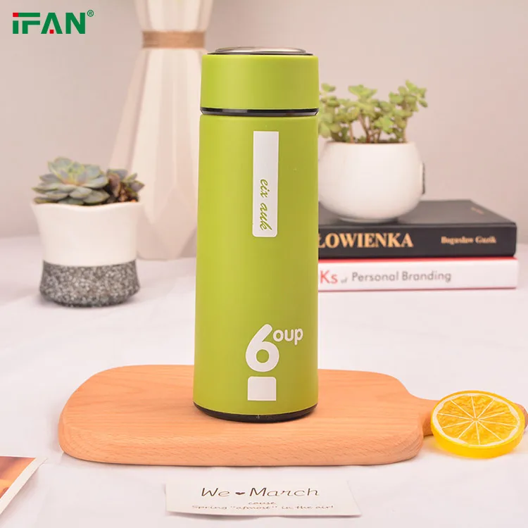 Customized Double Wall Glass Water Bottle Student Portable Drinking Water Bottle