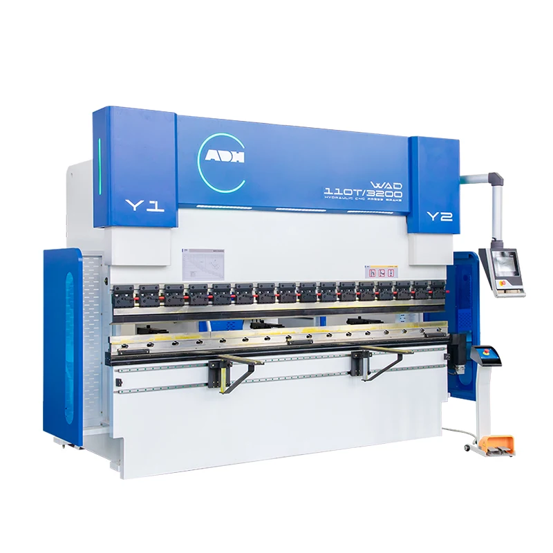1200 Press Brake New Style CNC Press Brake Machine Metal Sheet Bending Hydraulic Press Break Steel Automatic ADH Blue + White