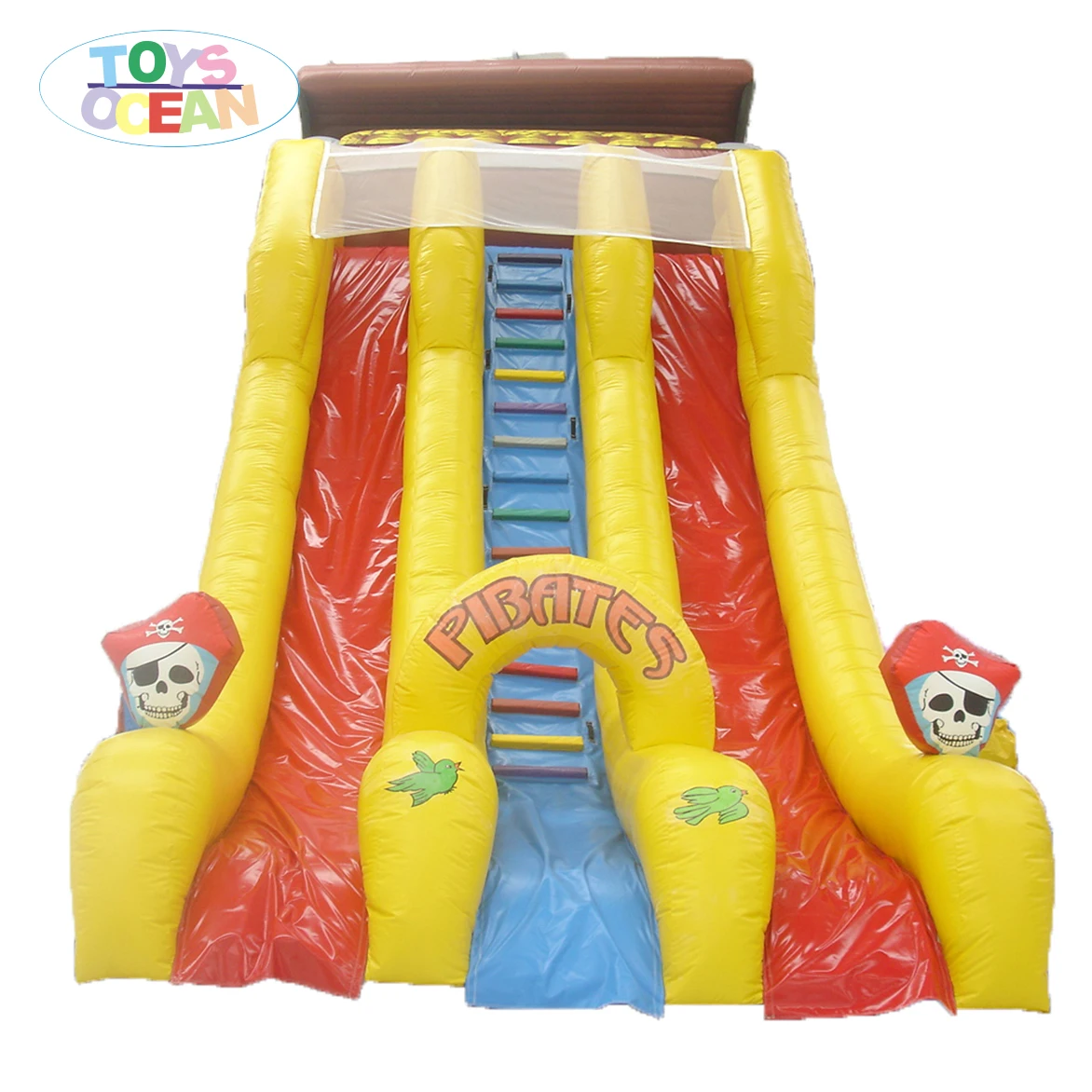 outdoor kids air slide air bouncer slide large kid slide