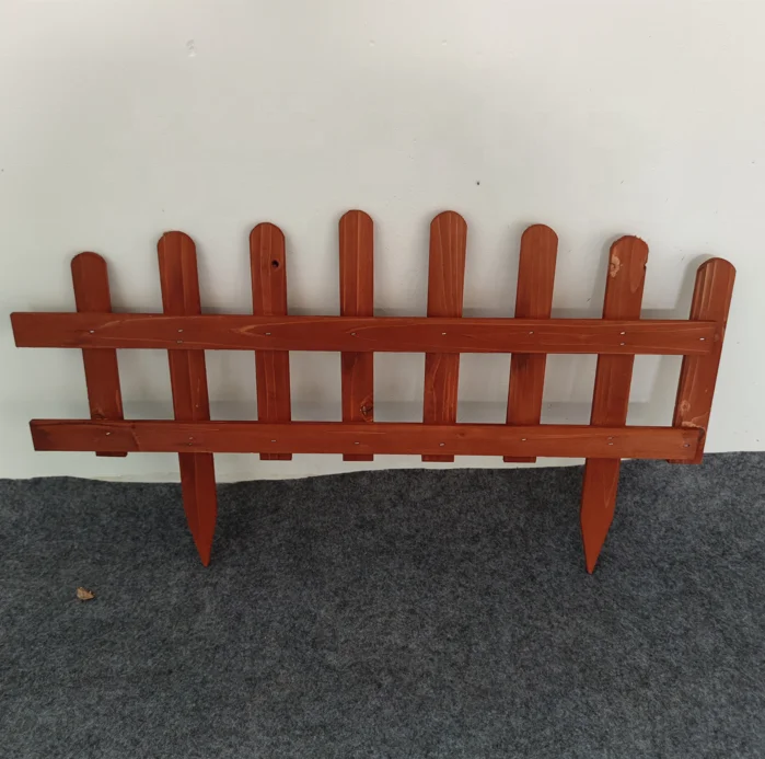 2023 Outdoor courtyard garden flower bed vegetable plot easy to assemble natural solid wood fence