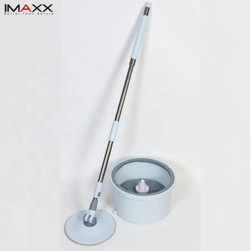 IMAXX 360 Spin Magic Mop Stainless steel Pole Easy Floor Cleaning with Clean and Dirty Separate System
