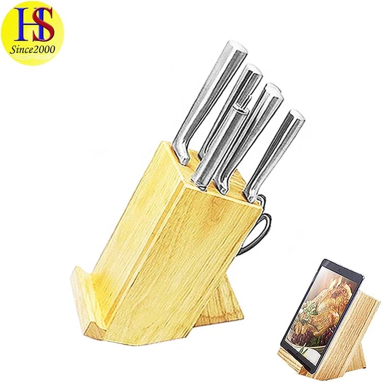 Hollow Handle 8PCS Best Stainless Steel Royal Swiss Kitchen Knife Set with Wooden Stand