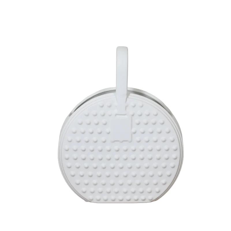 Factory direct commercial Creative Handbag Vase Ceramic Flower Arrangement Desktop Pretty Unique Crafted Bag Vase for Hom Decor