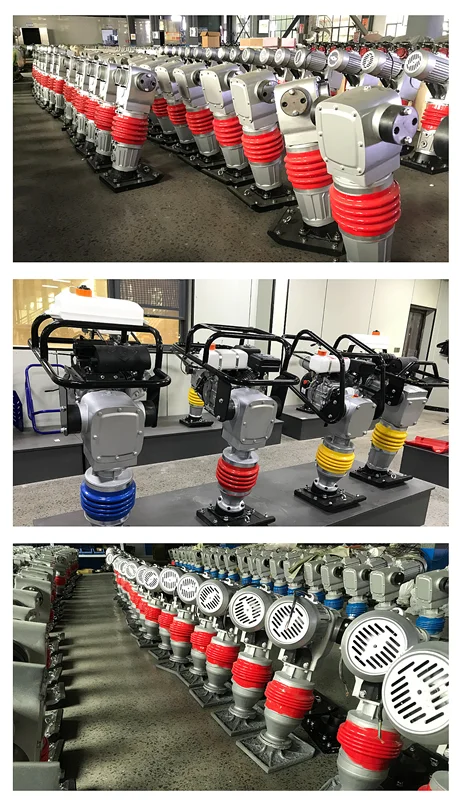 2.2Kw 6.5Hp Gasoline Engine Powerful Soil Vibration Tamping Rammer Jumping Jack With Gx160