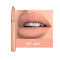 New product Not Easy To Fade And Dip Cup Matte  12 colors lipstick HANDAIYAN nude lipstick matte makeup lip stick for Ladies
