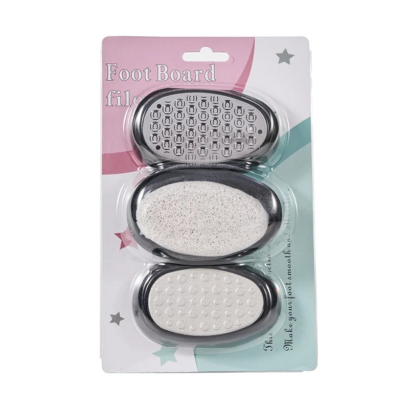 Stock 4-Piece Stainless Steel Foot Care Suite Easy-to-Use Tools Callus Removal Dead Skin Removal Includes Electric Foot File