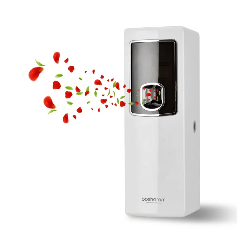 Bathroom Toilet Hotel Wall Mounted Electric Aerosol Perfume Spray LCD Display Automatic Air Freshener Aerosol Dispenser
