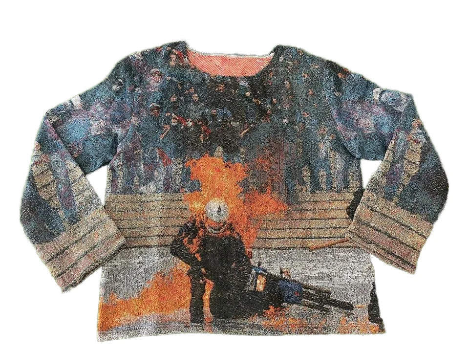 Hot sale custom tapestry crew necks all plus sizes  tapestry shirt  tapestry hoodies