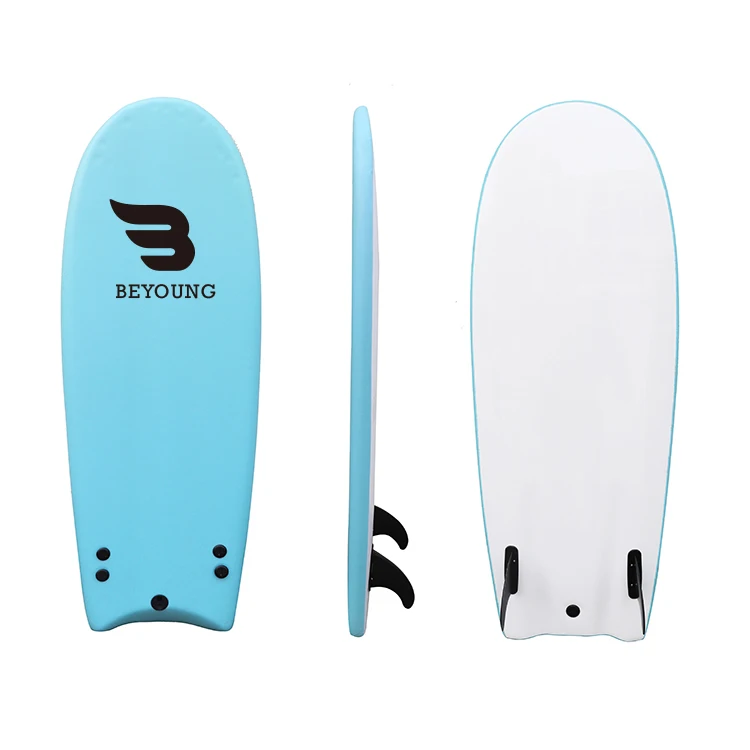 China wholesale blank oem eps fiberglass  shortboard epoxy foam softtop surfboard