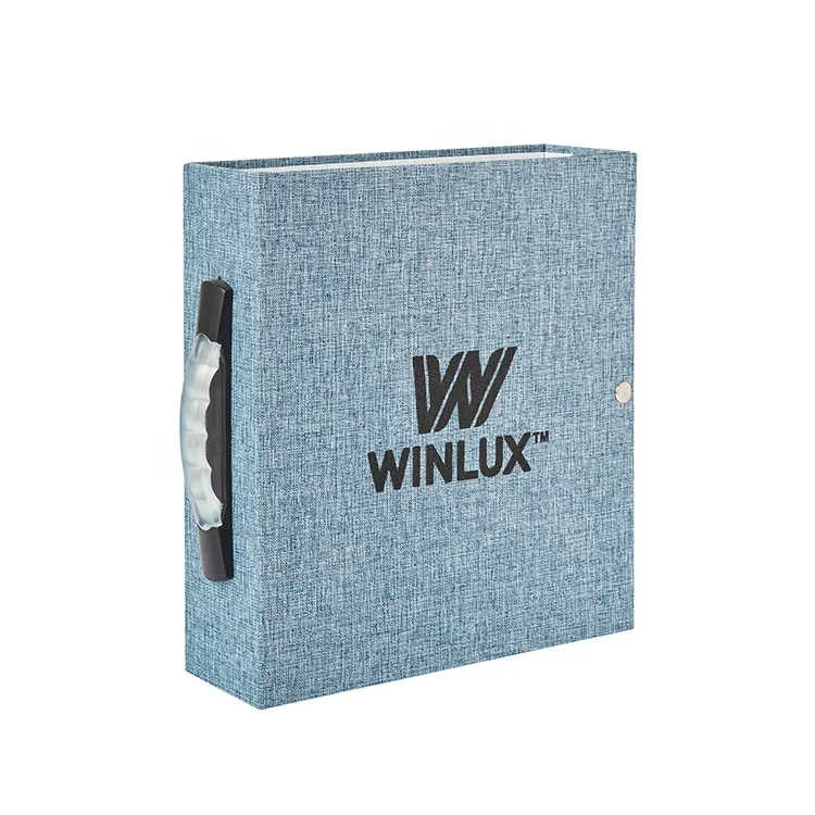 Newest b4 size textile sample clip cardboard display folder swatch book