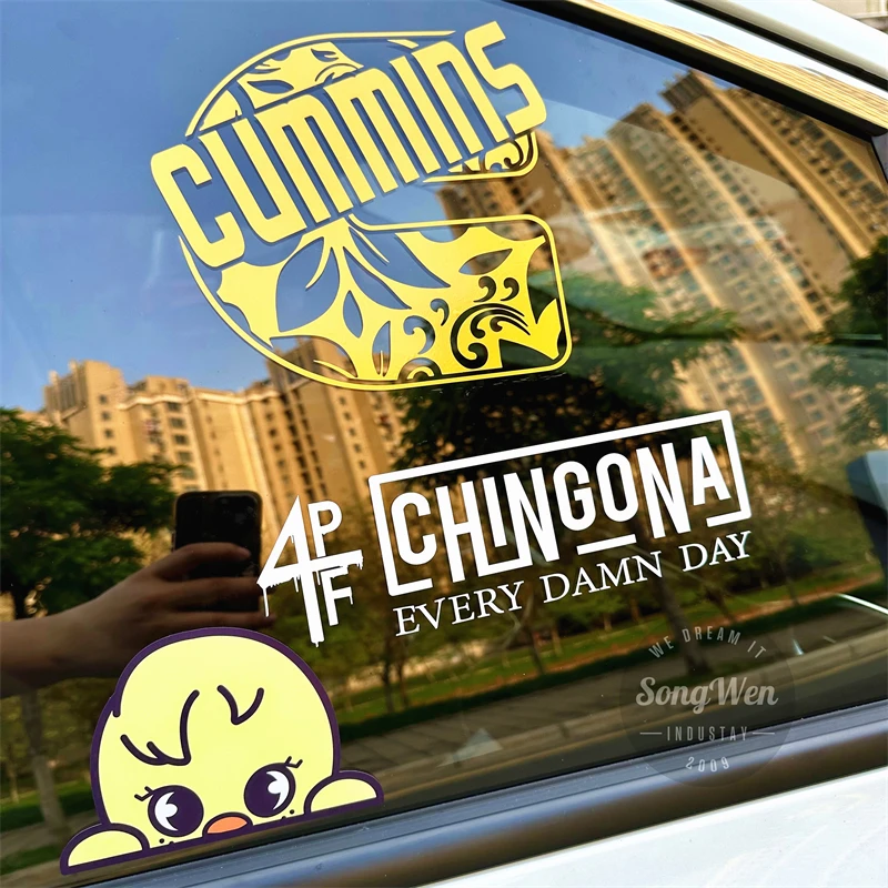 Custom Waterproof UV Resistance Vehicle Transfer Amine Car Decals Vinyl Die Cut Window Stickers custom car stickers 3d