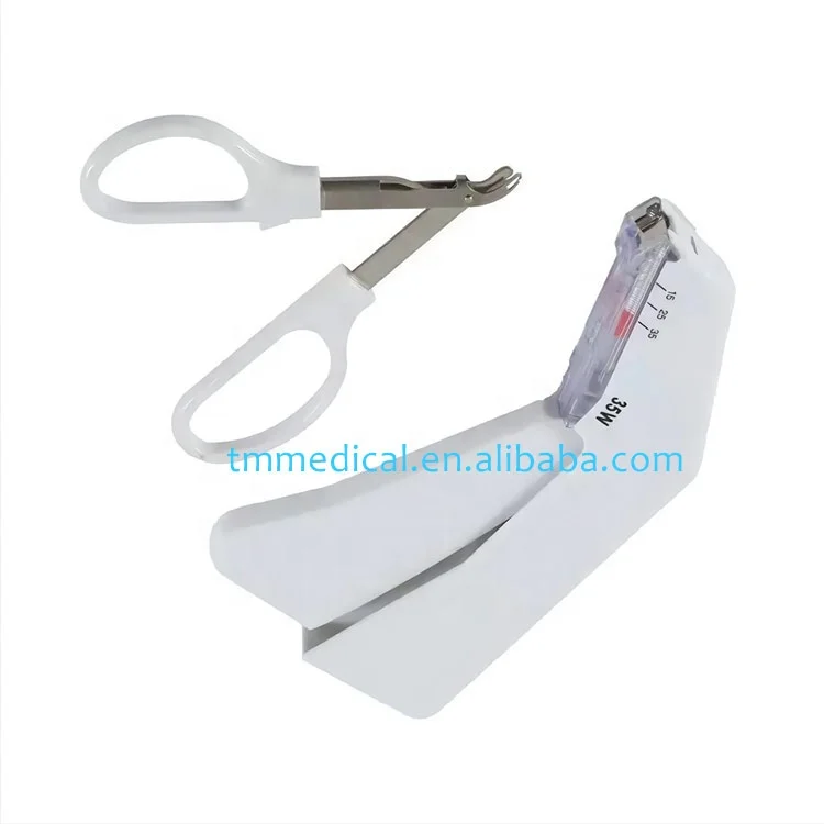 35W Sterile Disposable Skin Stapler Pin Veterinary Skin Stapler With Remover