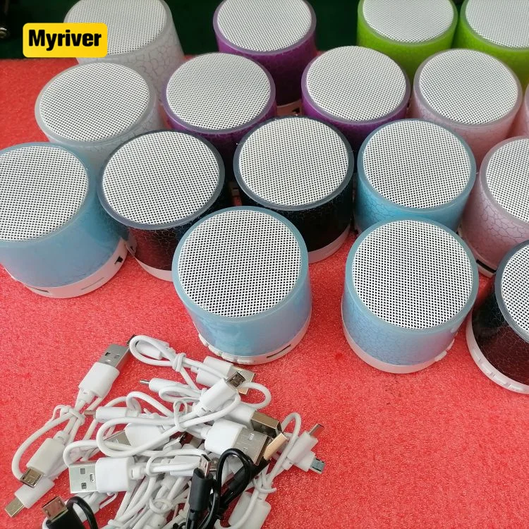 Myriver Cheap Custom Music Led Light Usb Mp3 Speaker Small Smart Wireless Portable Mini Pocket Bt Speakers Manufacturer For Sale