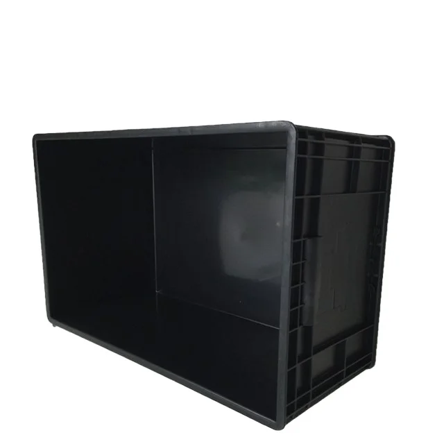 ESD Plastic Box ESD Container Black Antistatic Containers Electronics Tool Box