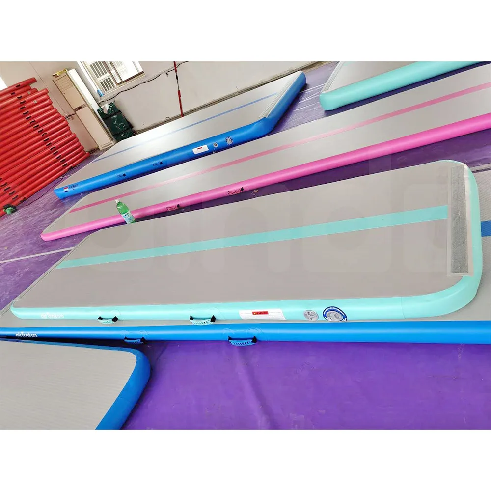 3x1x0,1 м, Домашняя гимнастика, воздушная дорожка, матовая маленькая надувная воздушная дорожка