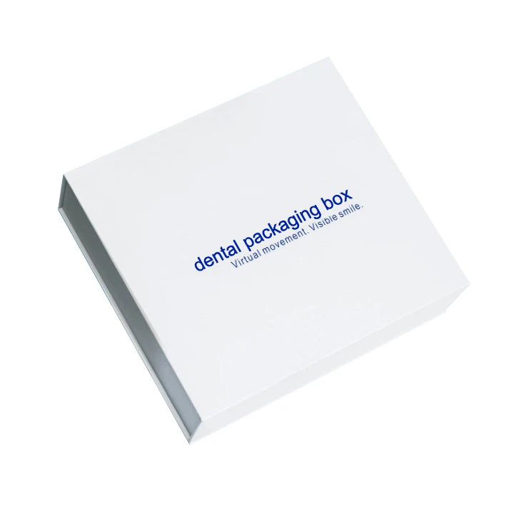 Hot Sale Custom Logo Luxury Teeth Aligner Dental Mold magnetic Paper gift Packaging Box
