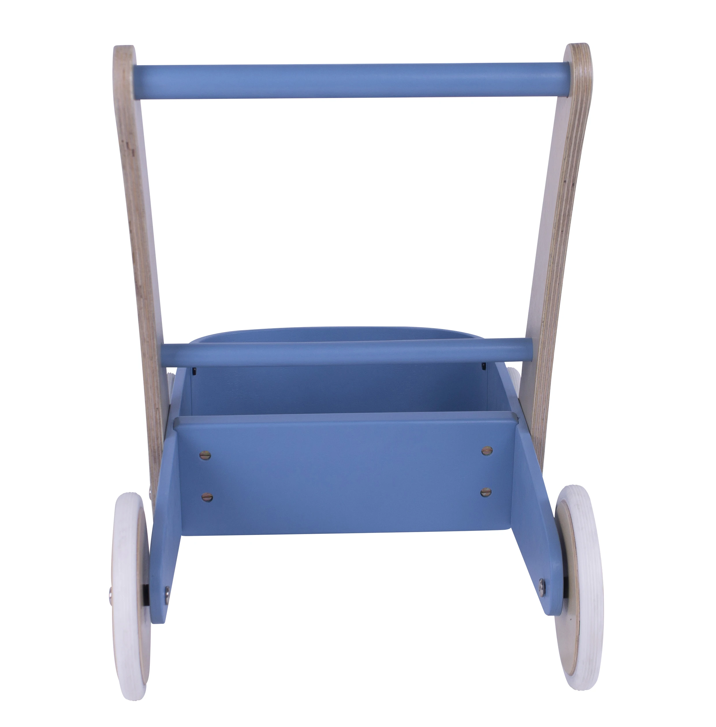 Wooden baby walker Dolls Pram pushing and pulling toys