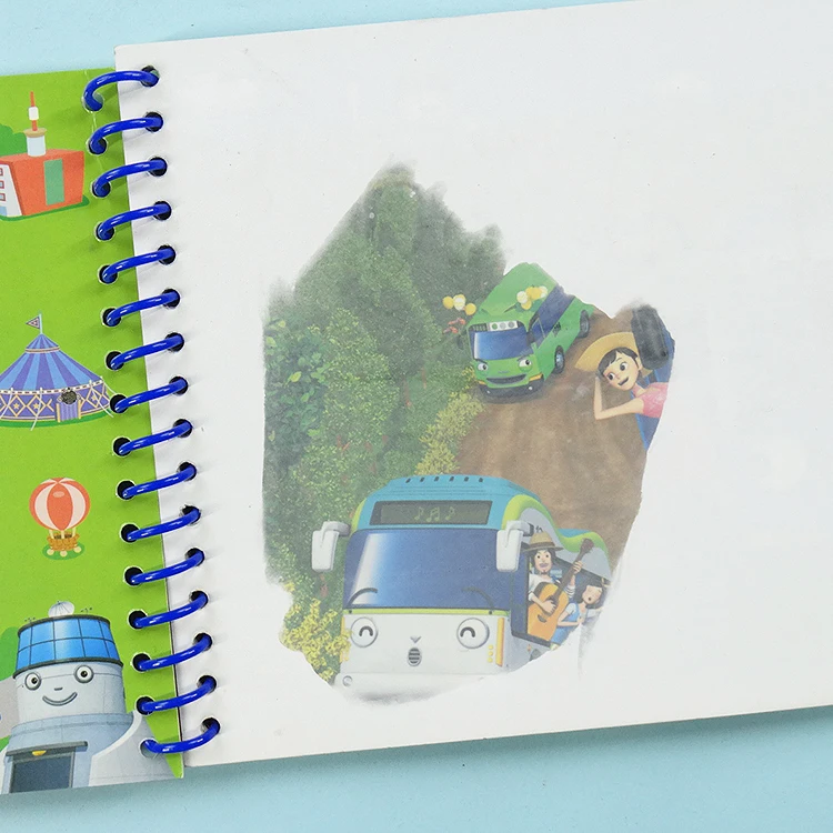 
Custom Magic Aqua Water Coloring Book With Magic Pen for Children 