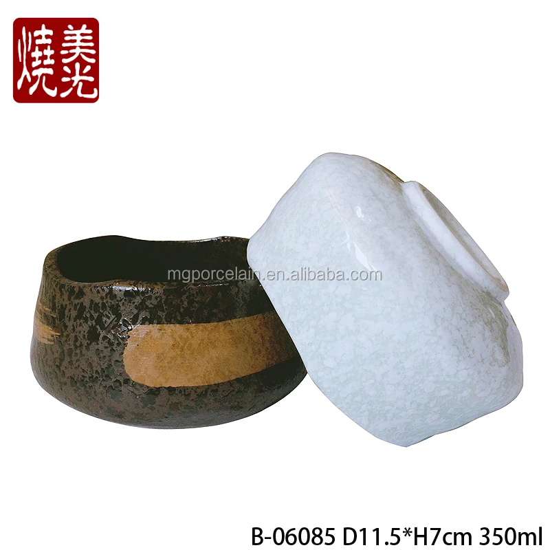 Color Glaze Chawan Tea Bowl For Japanese Tea Ceremony ecofriendly Ceramic Matcha Bowls Salad bamboo bowl