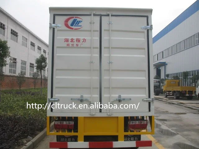 Japan brand ISUZ-U 4x2 steel Container  van box cargo truck for Africa