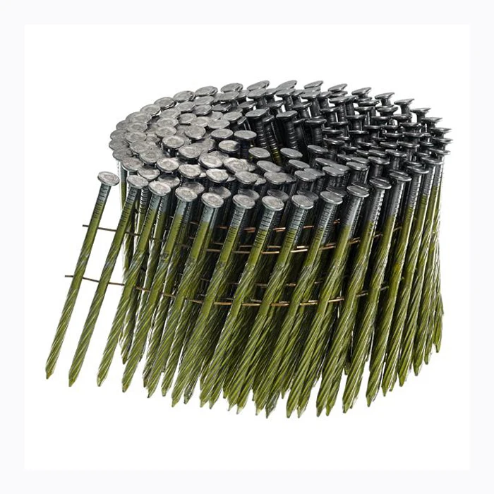 Chinese Suppliers Surface Galvanized Wood Screw Pallet Coil Nails