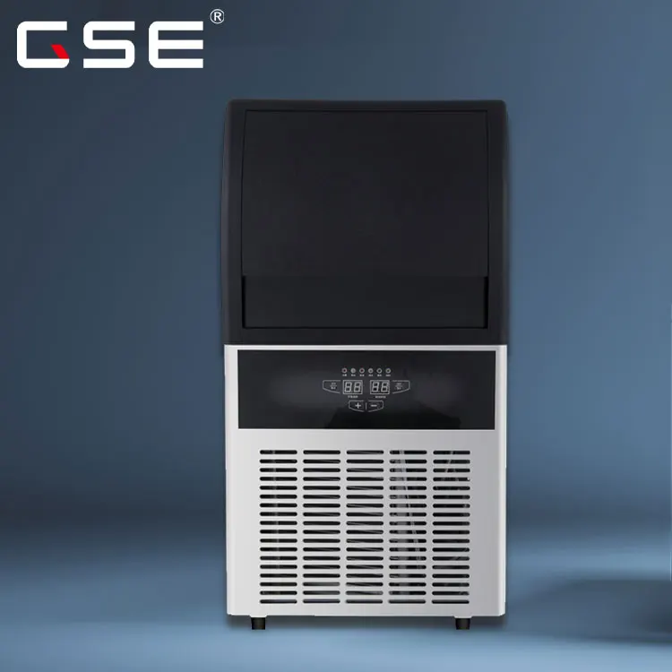 118kg/24h Small Commercial Ice Cube Machine Stainless Steel Body Easy To Clean Big Capacity Practical Ice Making Machine