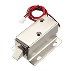 DC12V Furniture Lock Mini Electric Solenoid Electromagnetic Door Drawer Tongue down Type