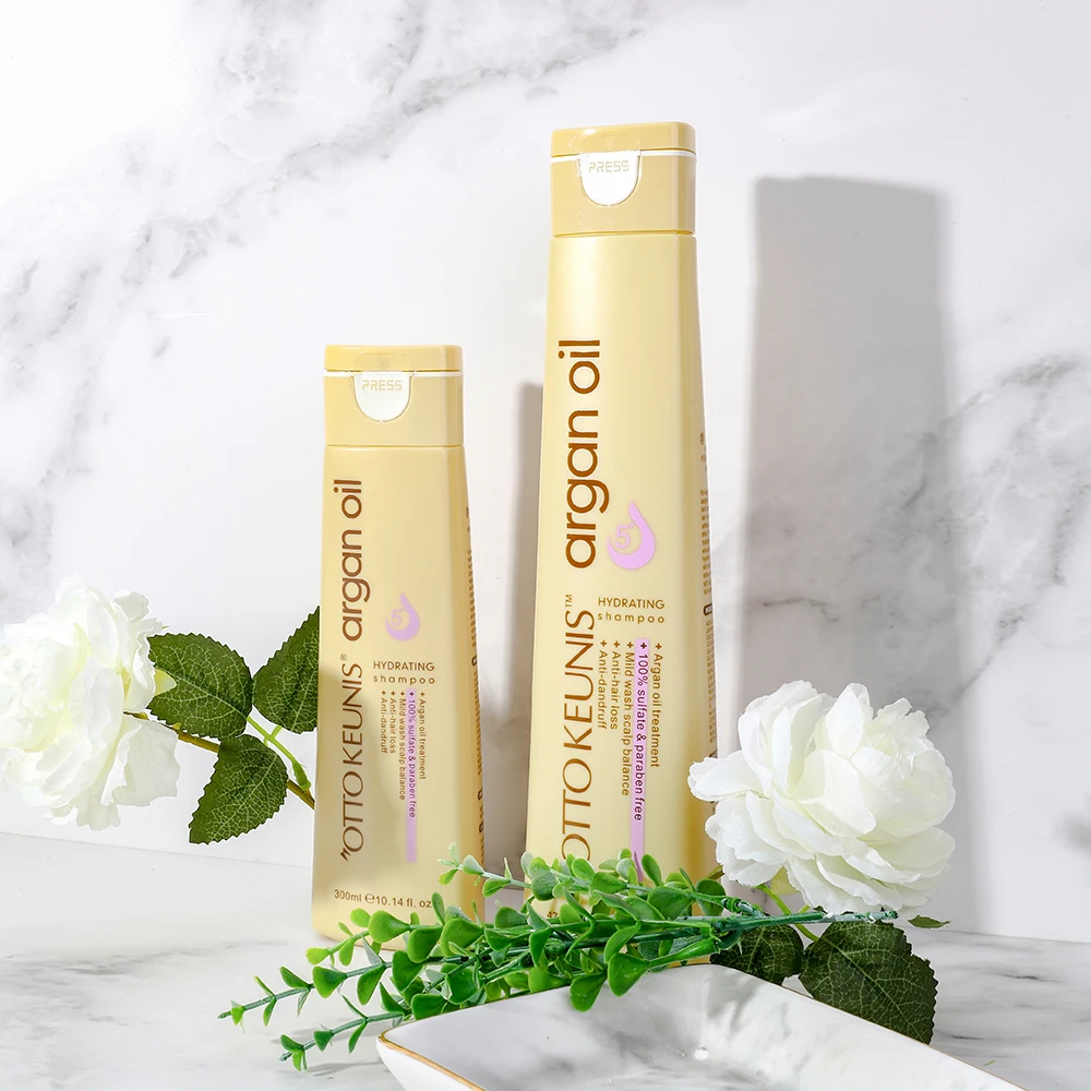 Sdium Chloride Free Organic Argan Oil Rich Bubble Moisturizing Sulfate Free Shampoo